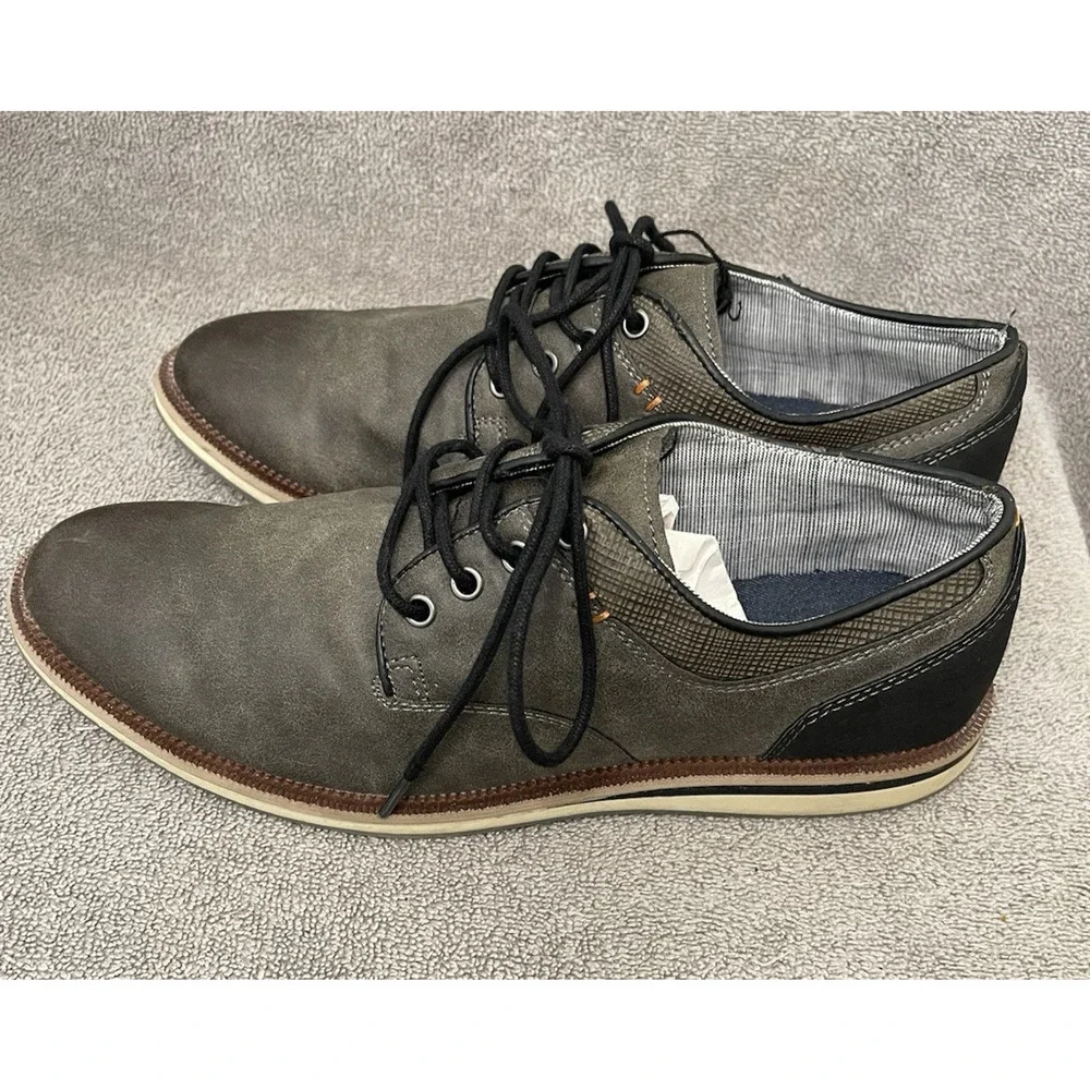 Sonoma Men’s Oxford Shoes Size 8 In Slate Gray